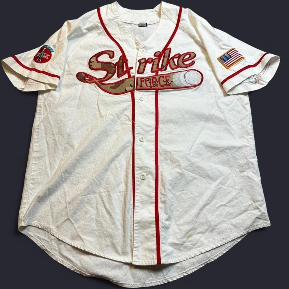 Vintage strike force all‎ stars baseball jersey size XL READ